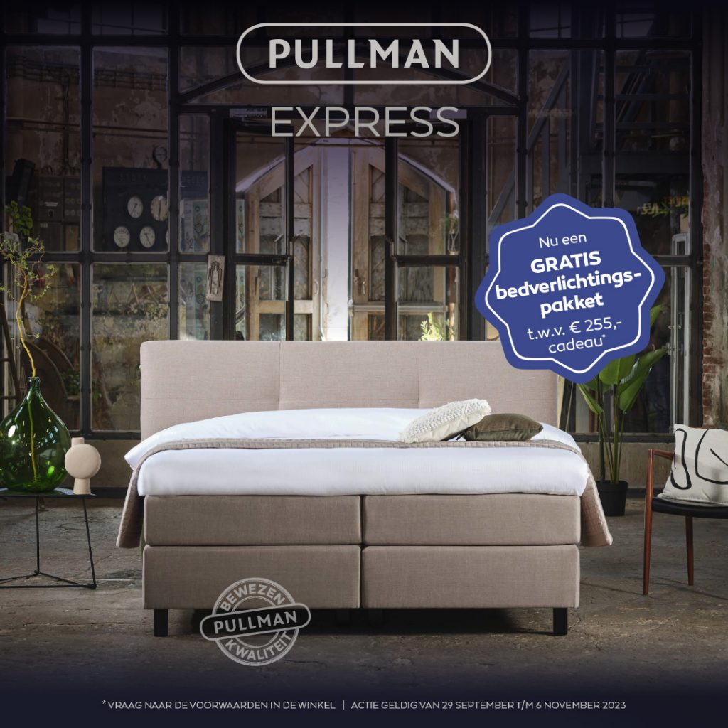 Pullman Express Boxspring met gratis bedverlichting