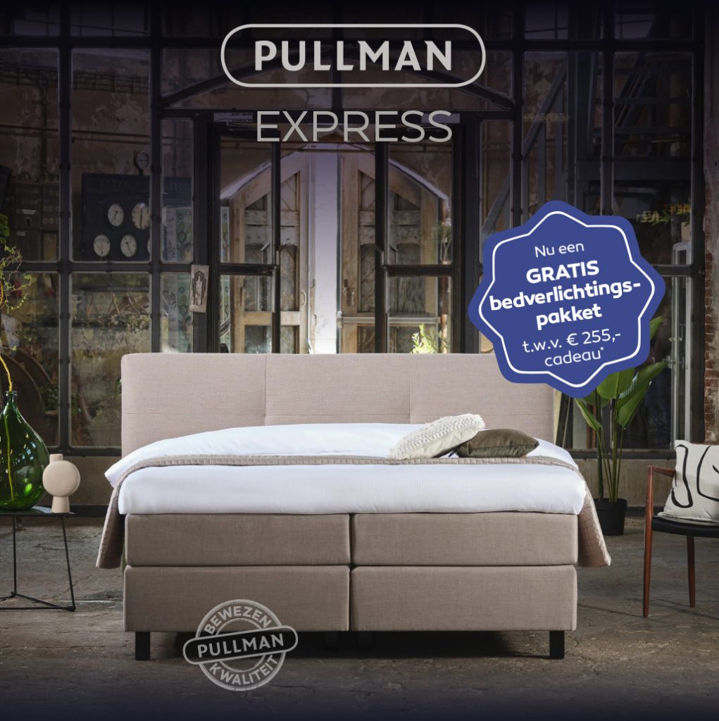 Pullman Express Boxspring met gratis bedverlichting