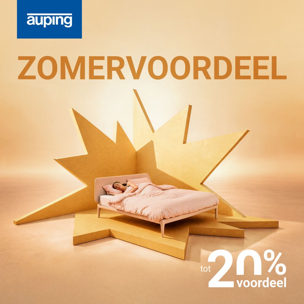 Auping Zomervoordeel, tot 30% korting